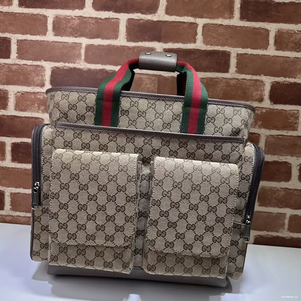 First bag ru GUCCI ORIGINAL GG BAG-40*35*20CM DIAPER 0607